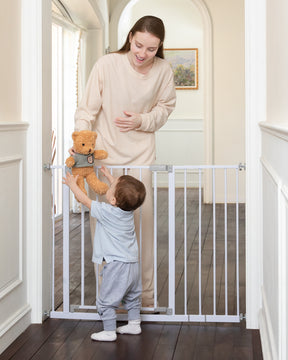 Baby Gate Extra Tall | 28.9” to 42.1” | White | InnoTruth - aborderproducts