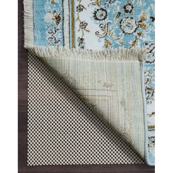 Veken 8x10 Ft Rug Pad Gripper for Hardwood Floors, Non Slip Rug Pads for Area Rugs, Thick Rug Grippers for Tile Floors, Under Carpet Anti Skid Mat, Keep Your Rugs Safe and in Place - aborderproducts