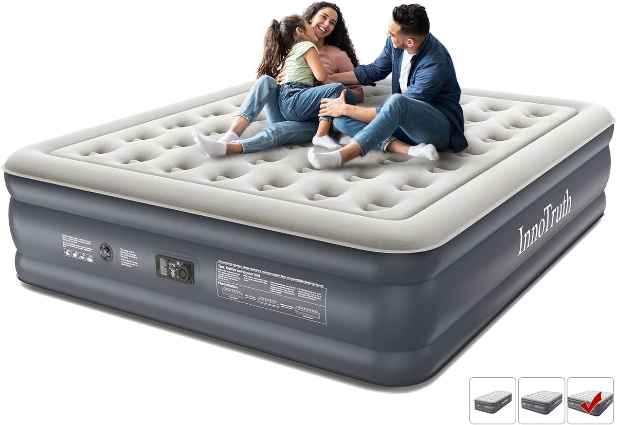 InnoTruth | Air Mattress | 18" Height | Cal King - aborderproducts