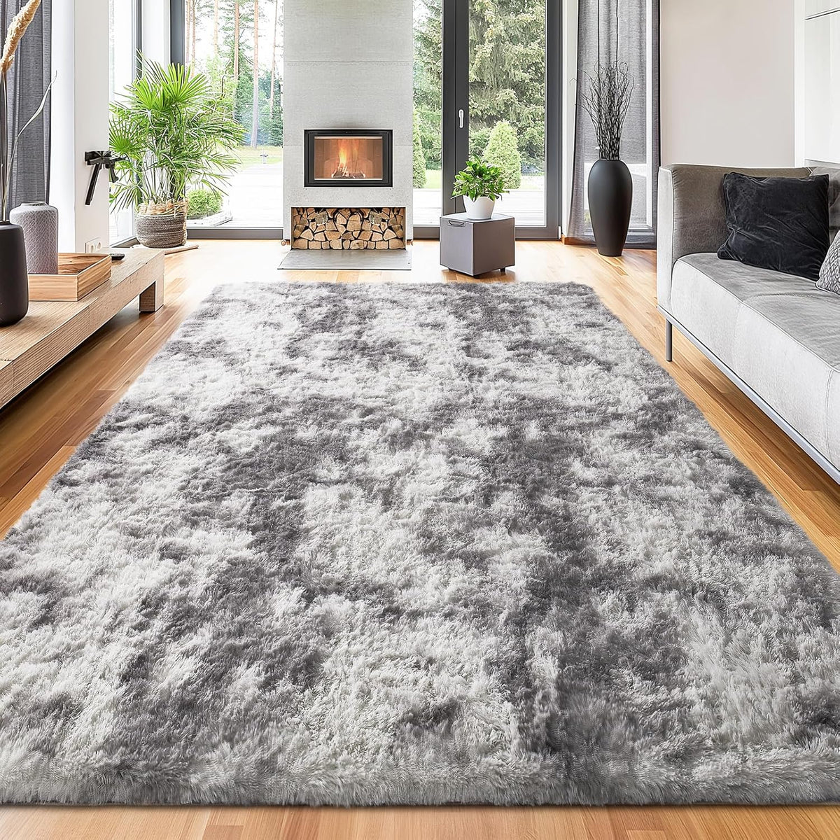 Ophanie | Upgrade Rug | 9x12 | Grey&White - aborderproducts