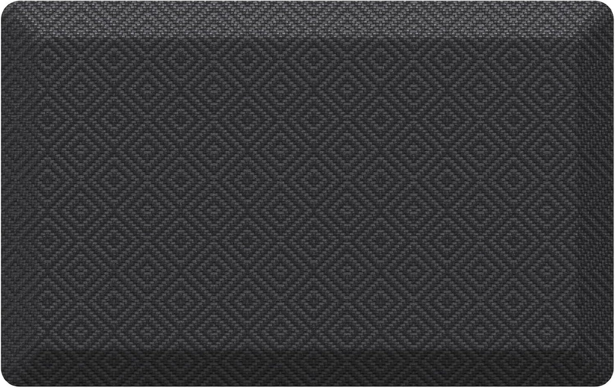 Ophanie | Anti Fatigue Cushioned Mat | 48"L x 20"W x 0.9"Th | Black - aborderproducts