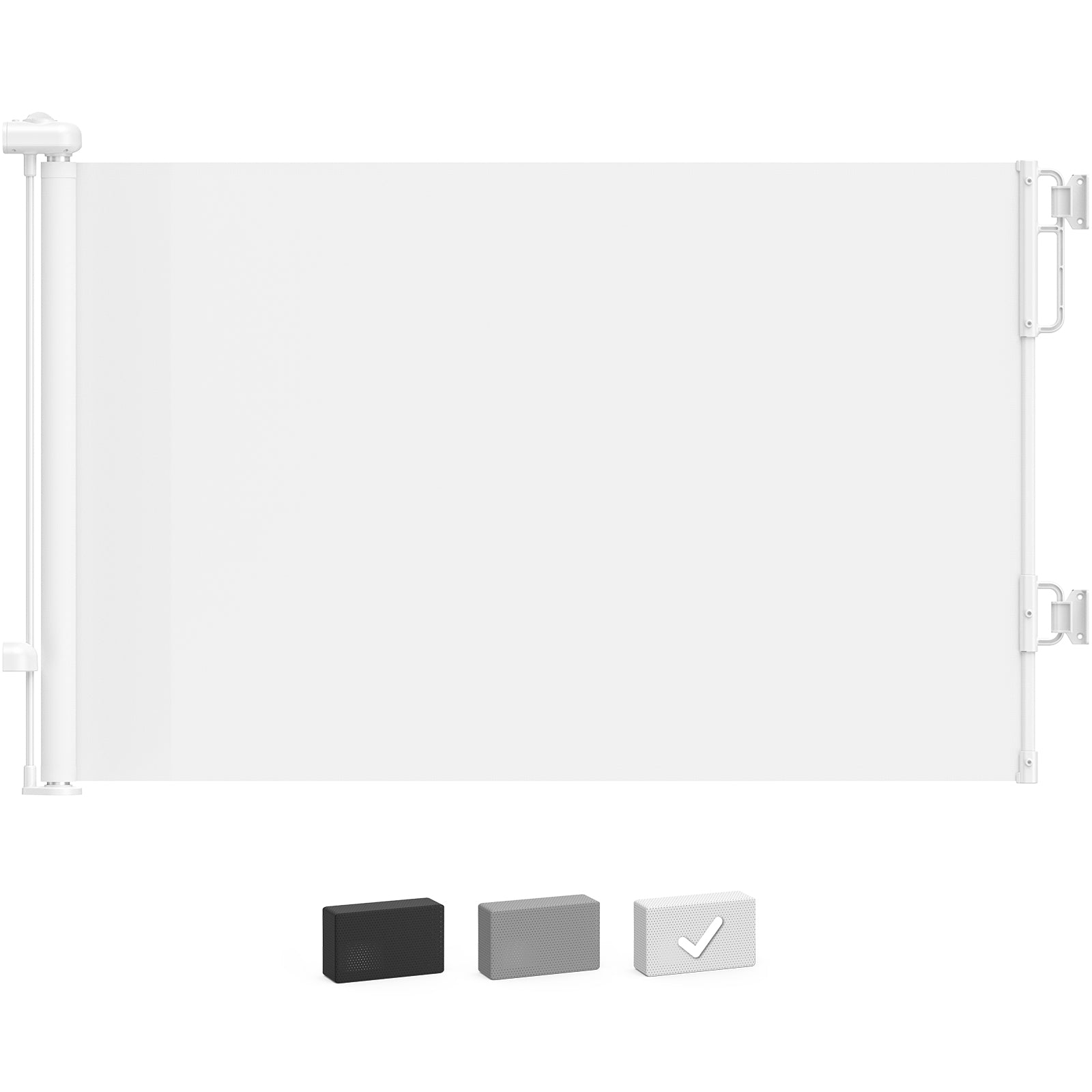 Cumbor | Baby Gates | 55" Wide | White - aborderproducts