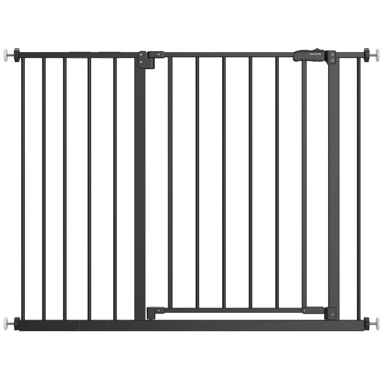 Baby Gate Extra Tall | 28.9” to 42.1” | Black | InnoTruth - aborderproducts