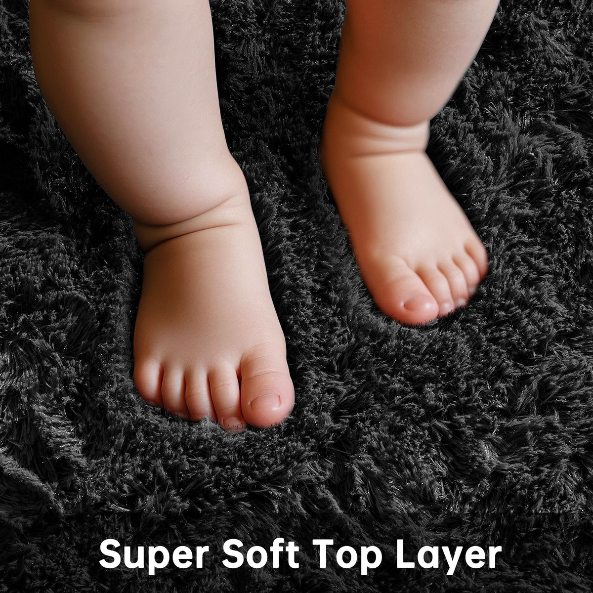 Ophanie | Round Rug | 7 Ft | Black - aborderproducts