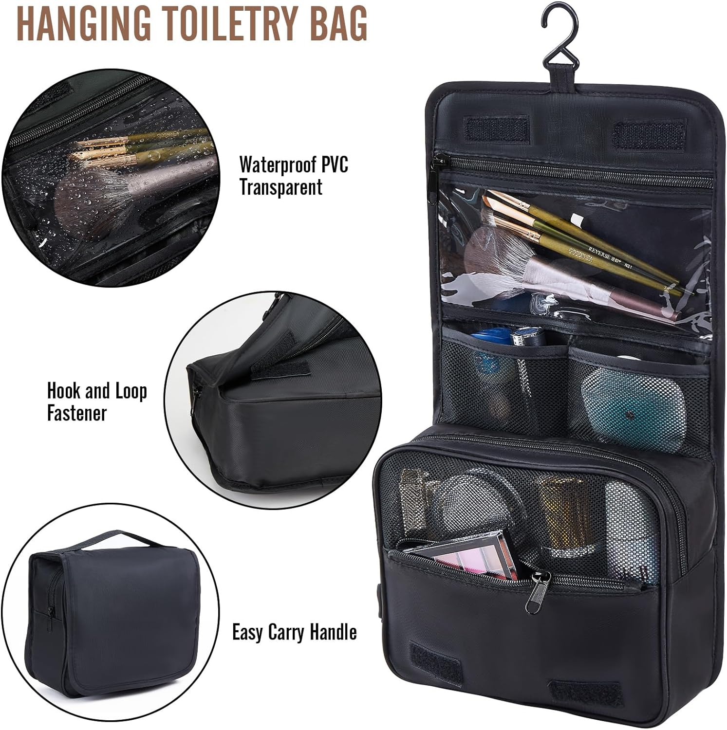 Veken | Packing Cubes | 8 Set | Black - aborderproducts
