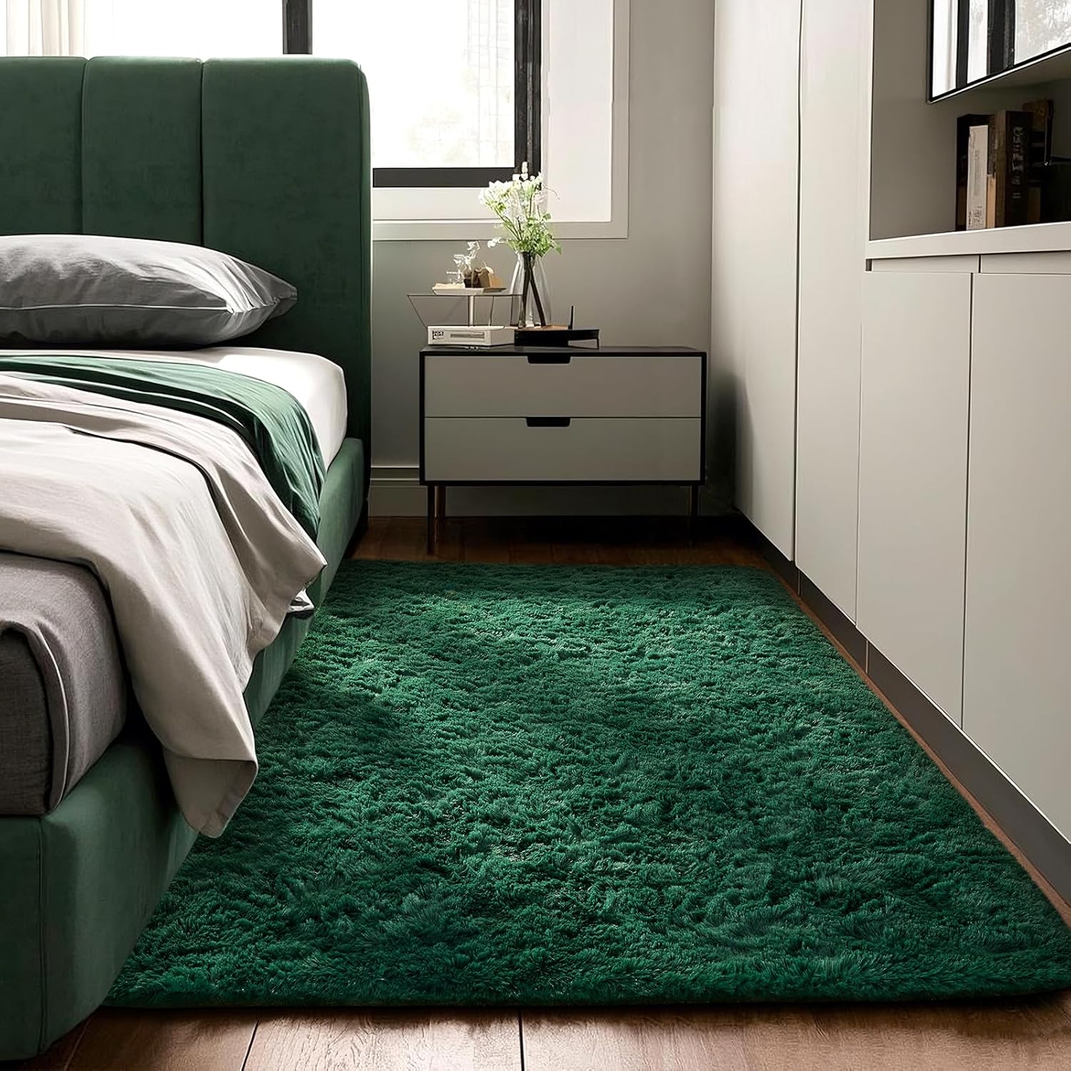 Ophanie | Upgrade Rug | 3x5 | Dark Green - aborderproducts