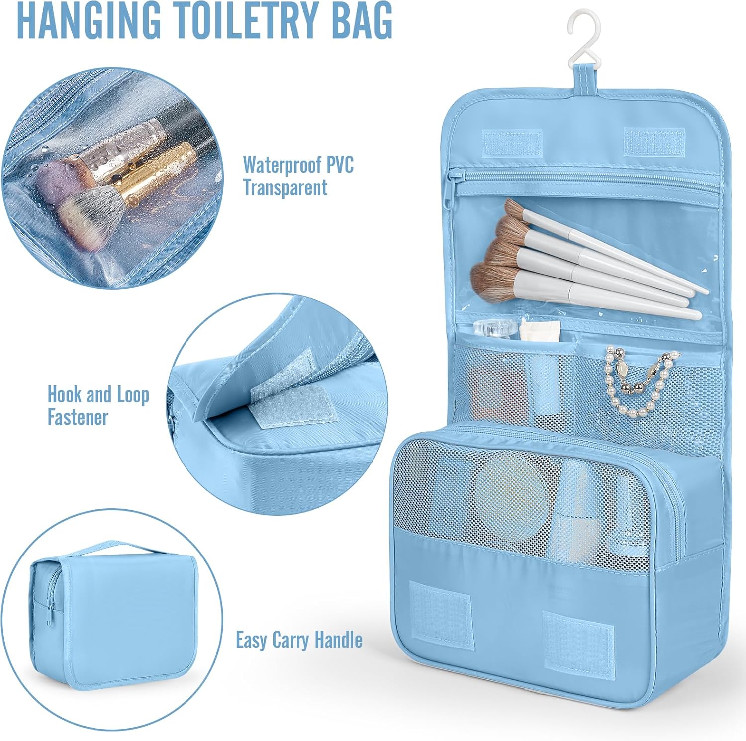 Veken | 10 Set | Packing Cube | Mist Blue - aborderproducts