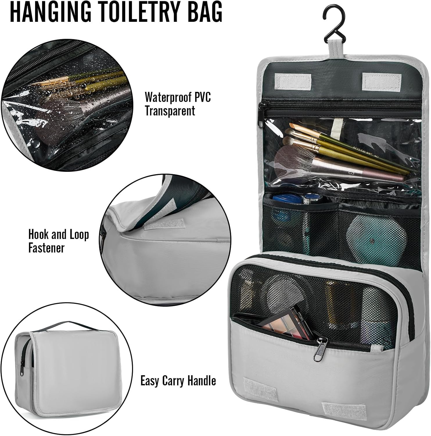 Veken | Packing Cubes | 8 Set | Gray - aborderproducts
