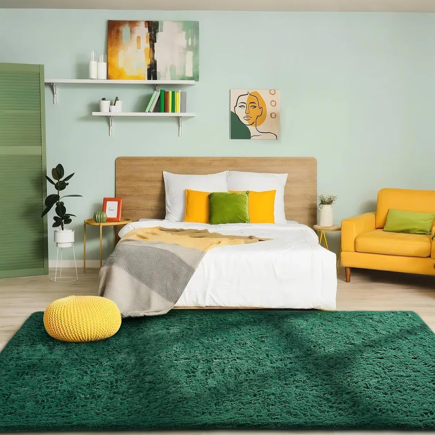 Ophanie | Upgrade Rug |  5x8 | Green - aborderproducts