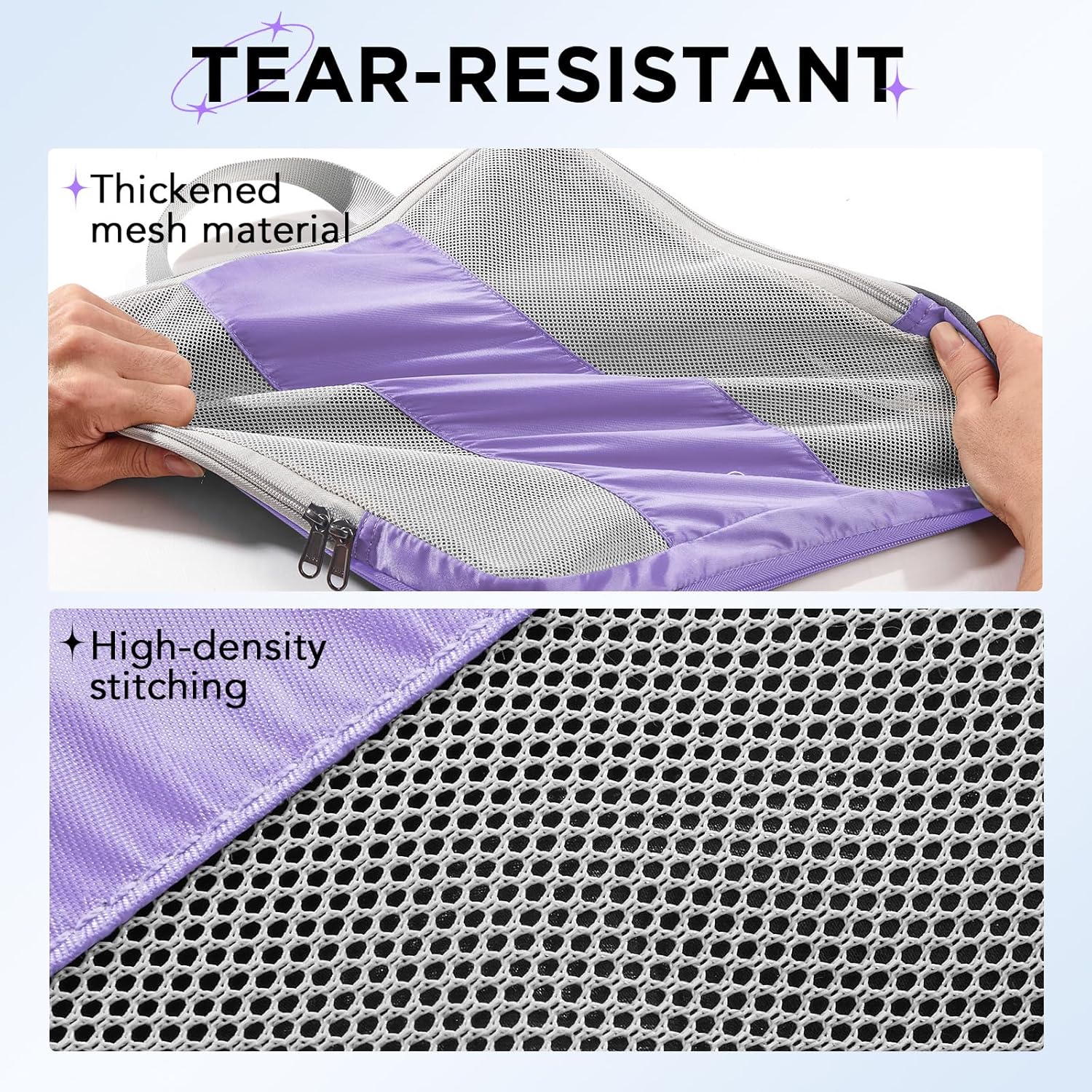 OlarHike | Compression Packing Cubes | 10 Sets | Light Purple - aborderproducts