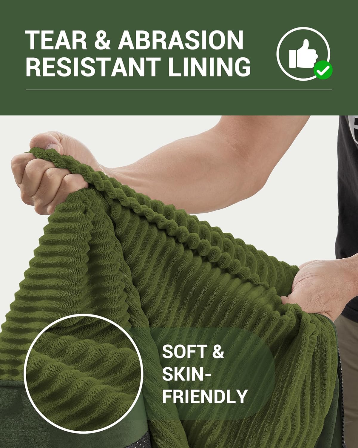OhGeni | Dog Bed | 35 Inch | Dark Green - aborderproducts