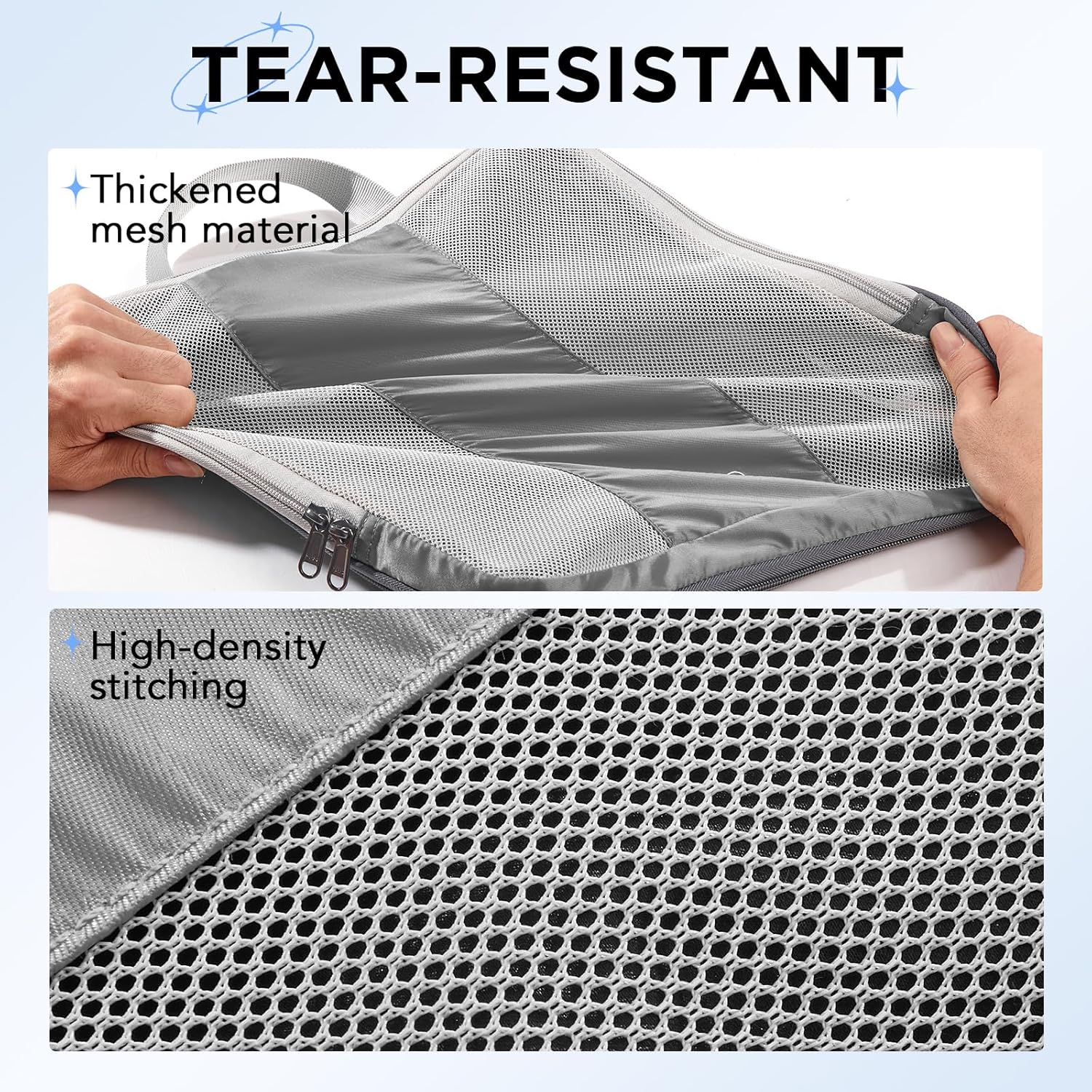 OlarHike | Compression Packing Cubes | 10 Sets | Grey