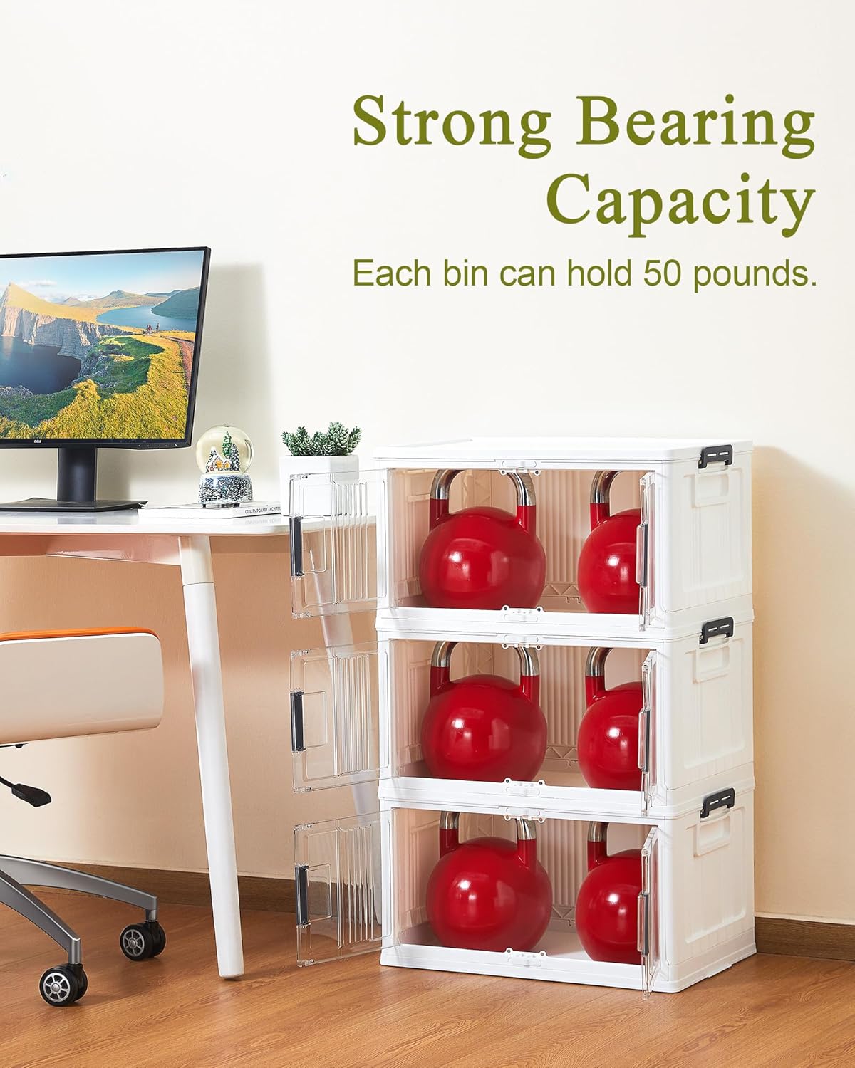 OlarHike | Storage Bins | 48QT | 4 Packs - aborderproducts