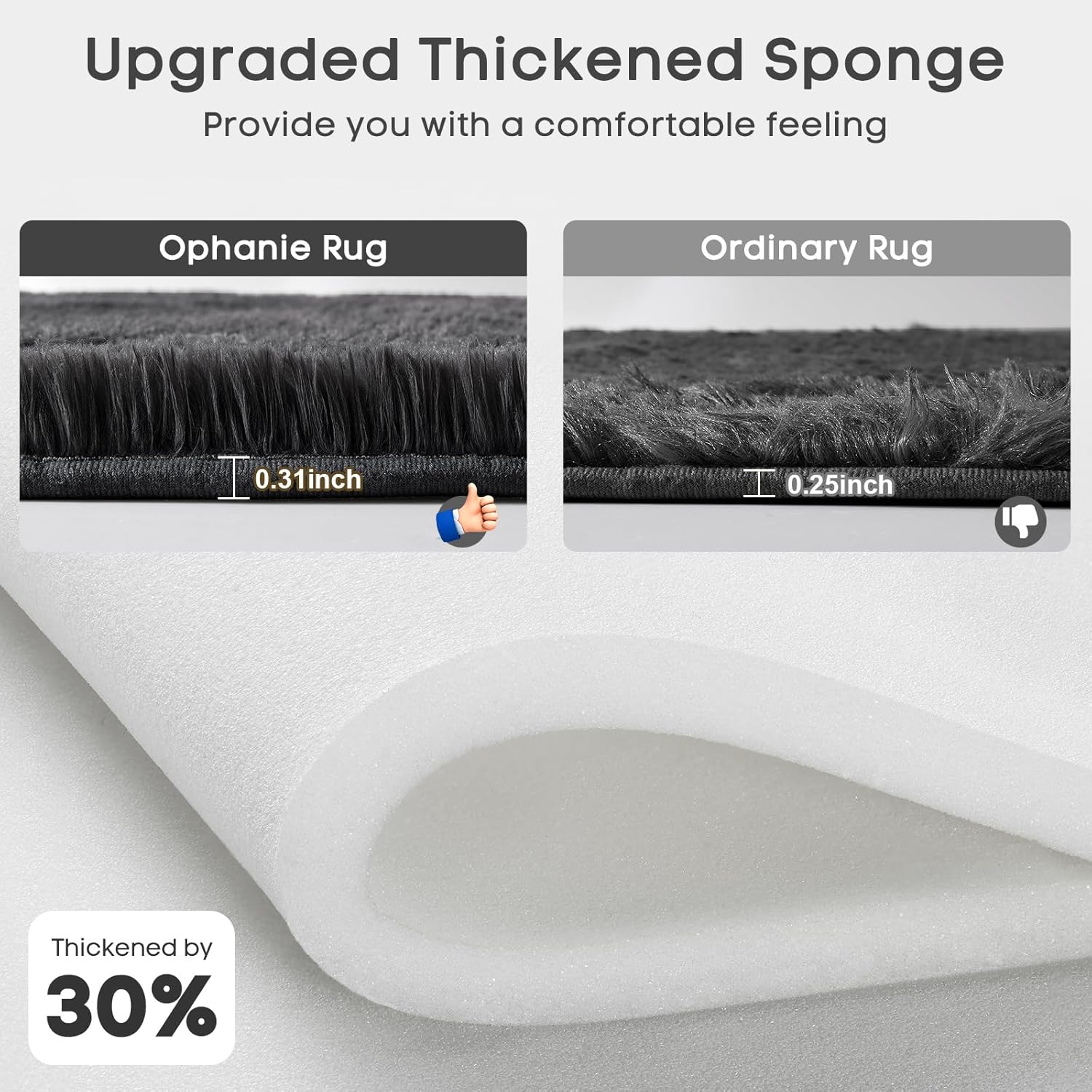 Ophanie | Upgrade Rug | 2x6 | Black - aborderproducts