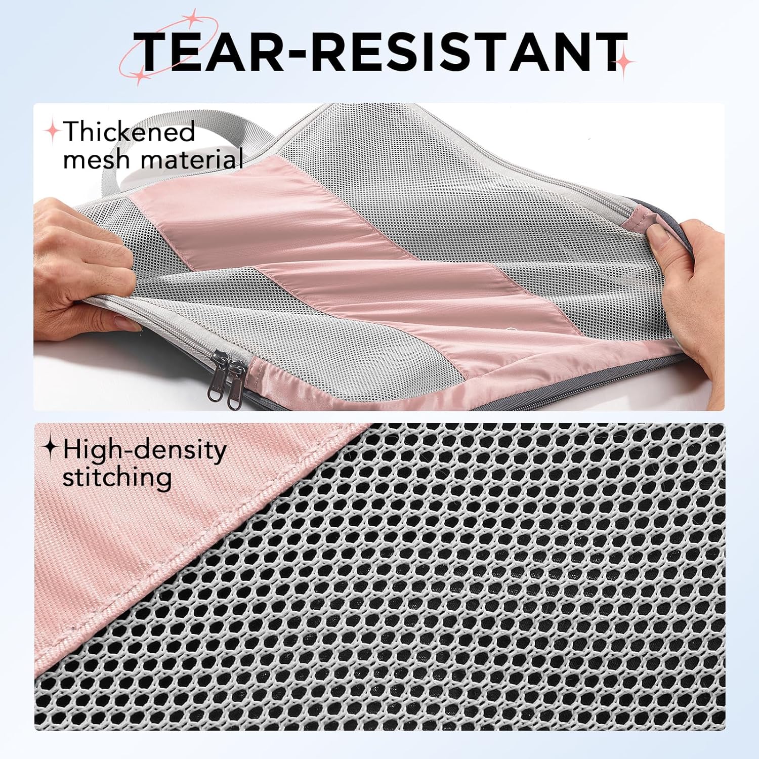 OlarHike | Compression Packing Cubes | 10 Sets | Pink - aborderproducts