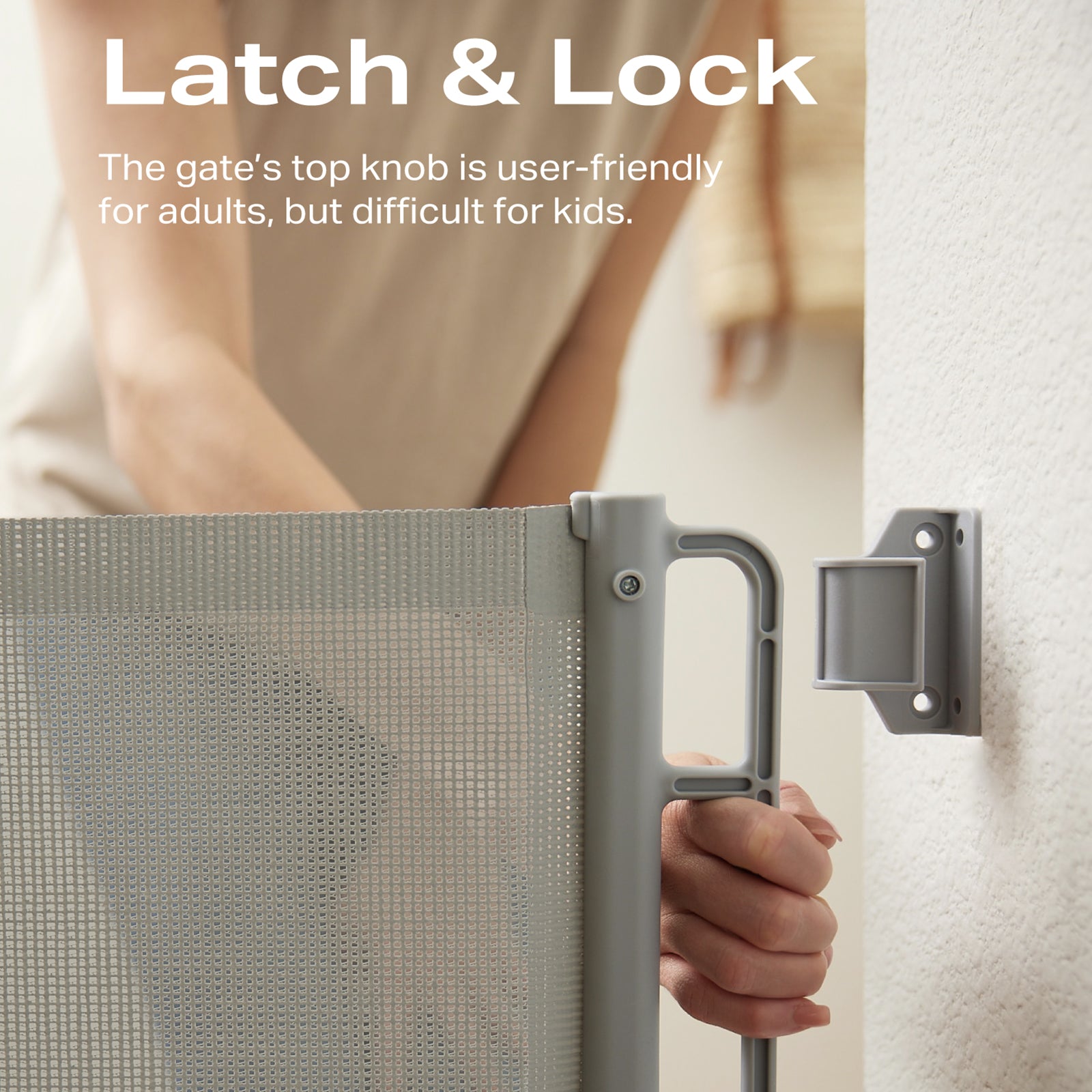 Cumbor | Baby Gates | 55" Wide | Gray - aborderproducts