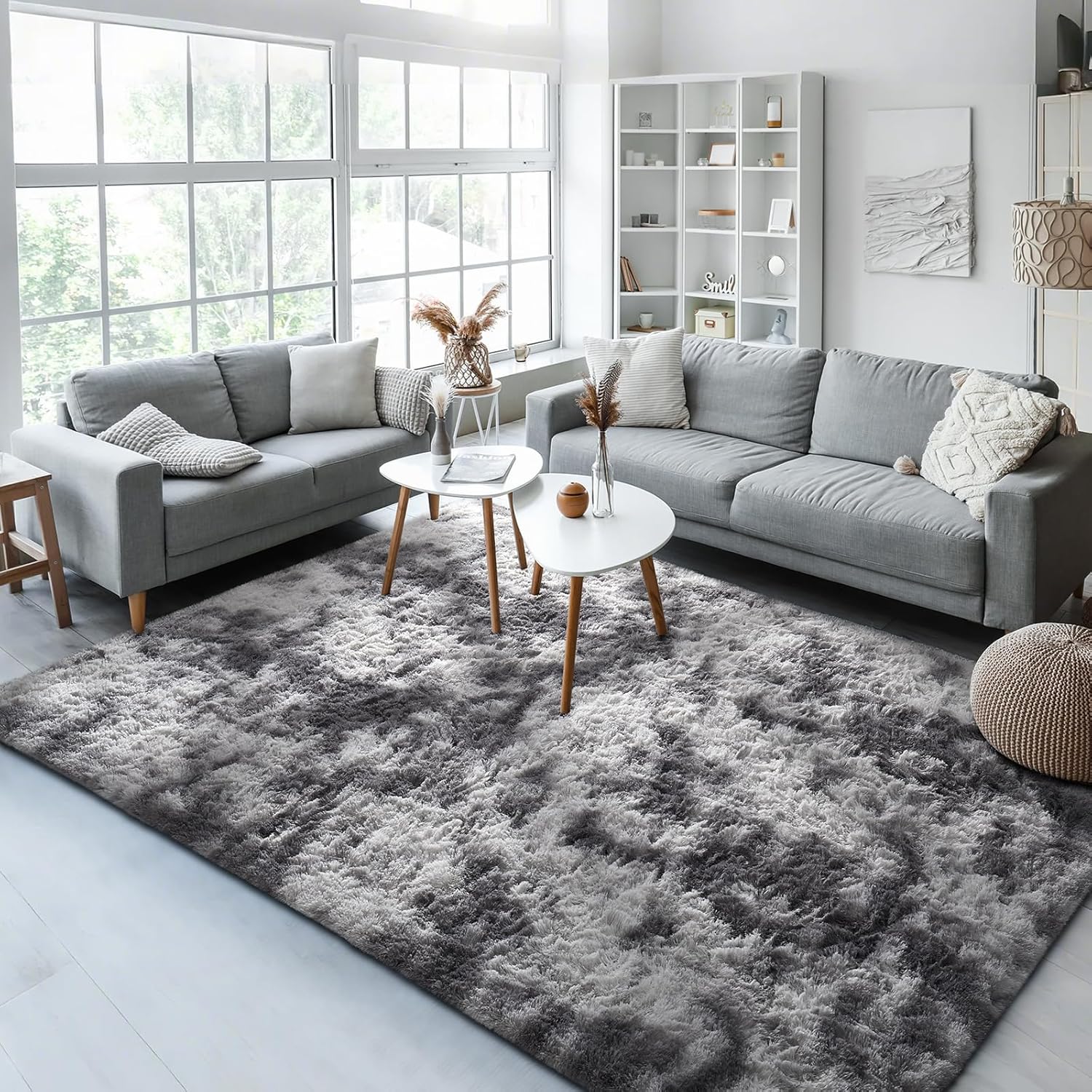 Ophanie | Upgrade Rug |  5x7 | Grey&White - aborderproducts