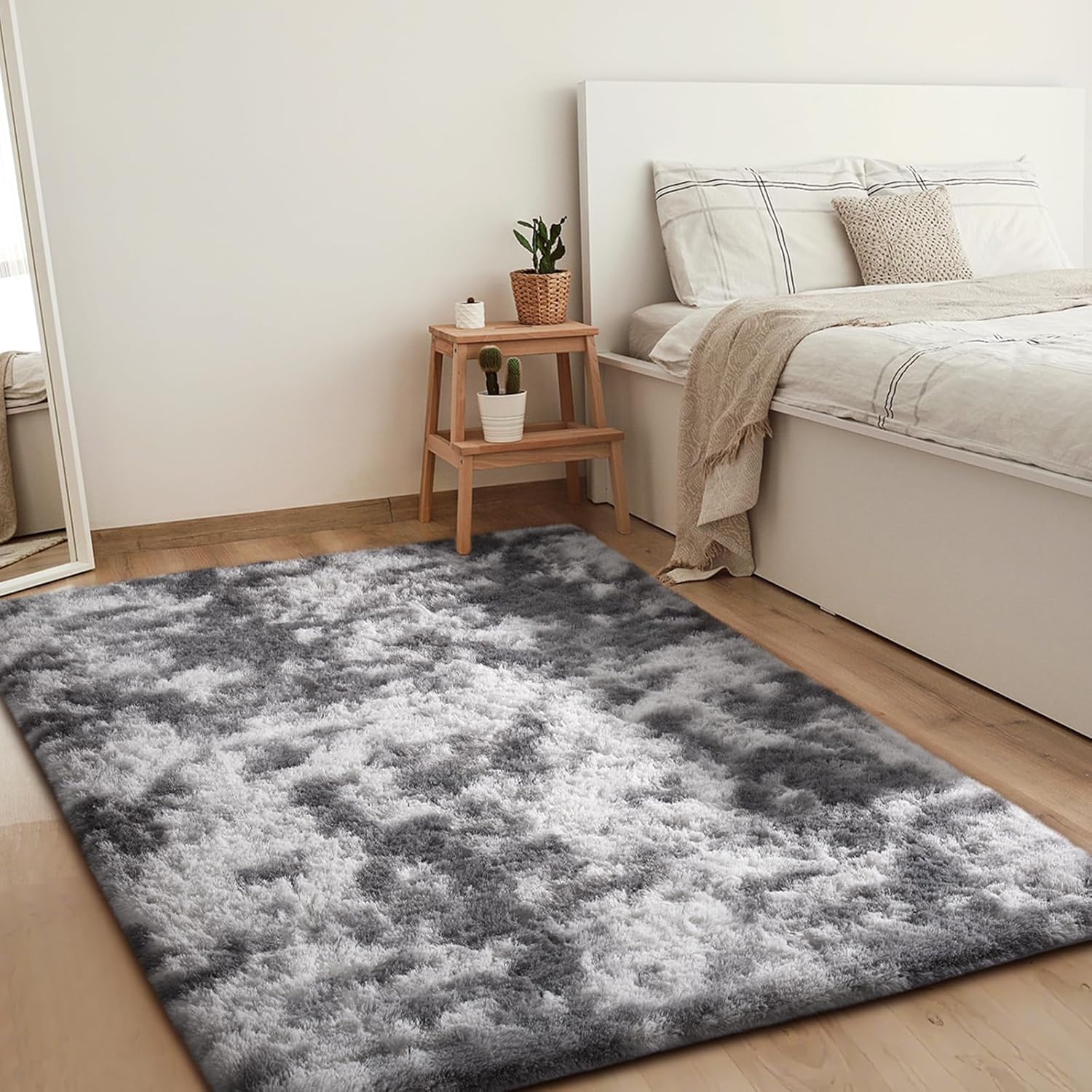 Ophanie | Upgrade Rug | 4x6 |Grey & White - aborderproducts