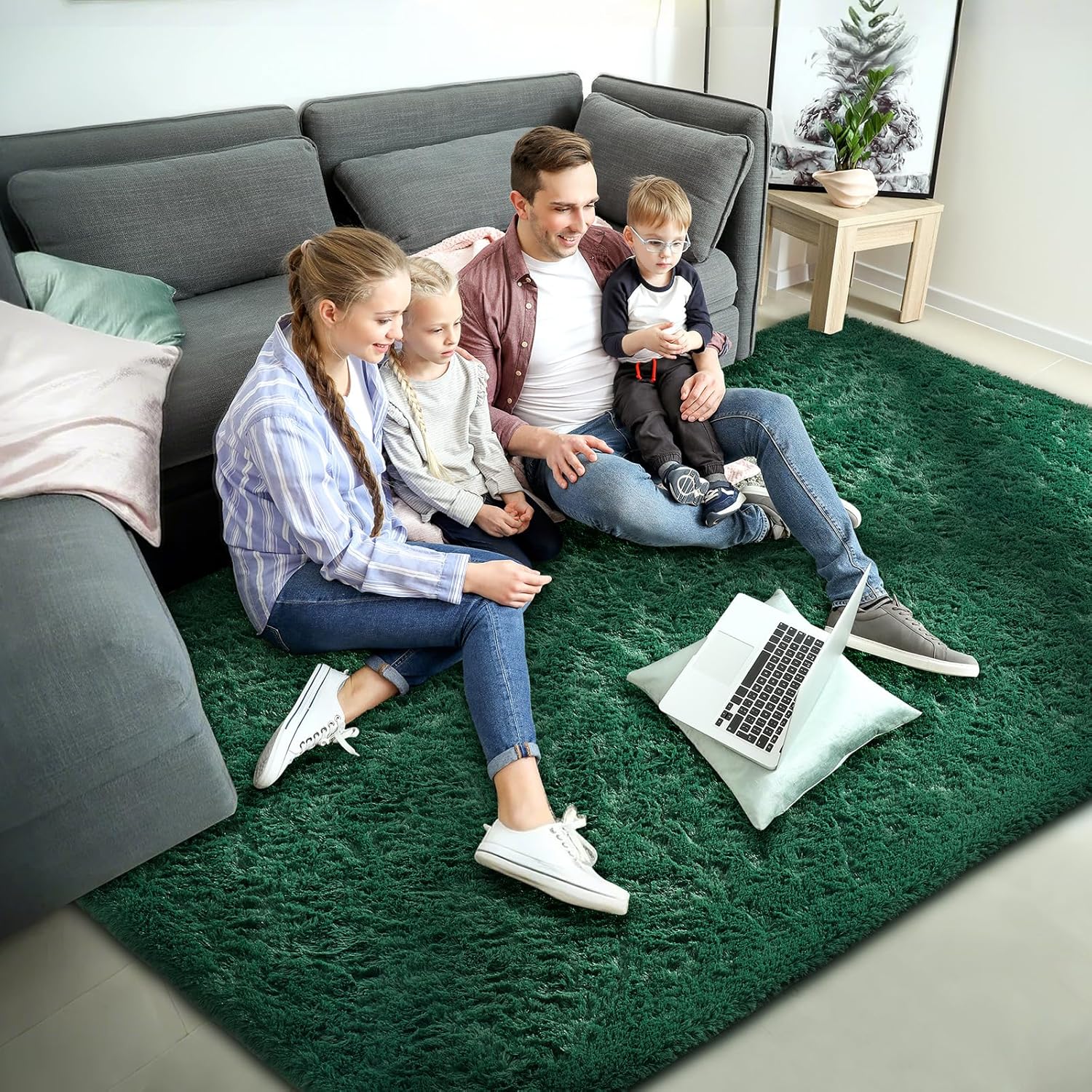 Ophanie | Upgrade Rug |  5x8 | Green - aborderproducts