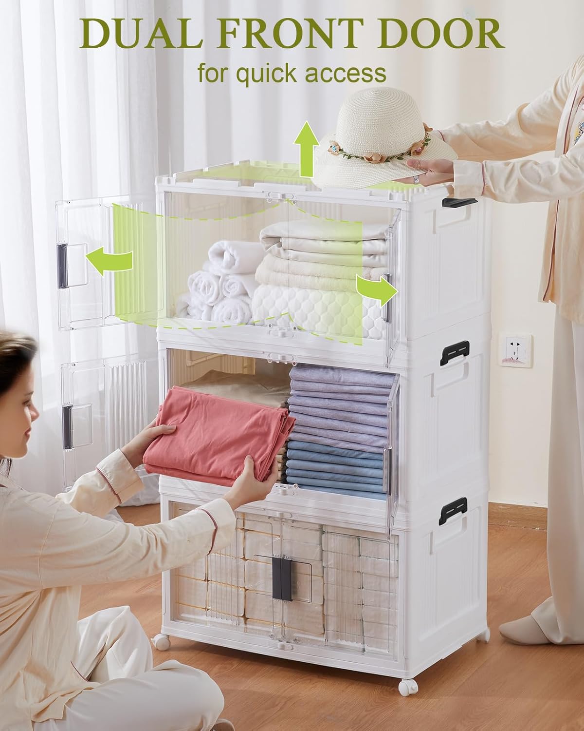 OlarHike | Storage Bins | 76QT | 3 Packs - aborderproducts