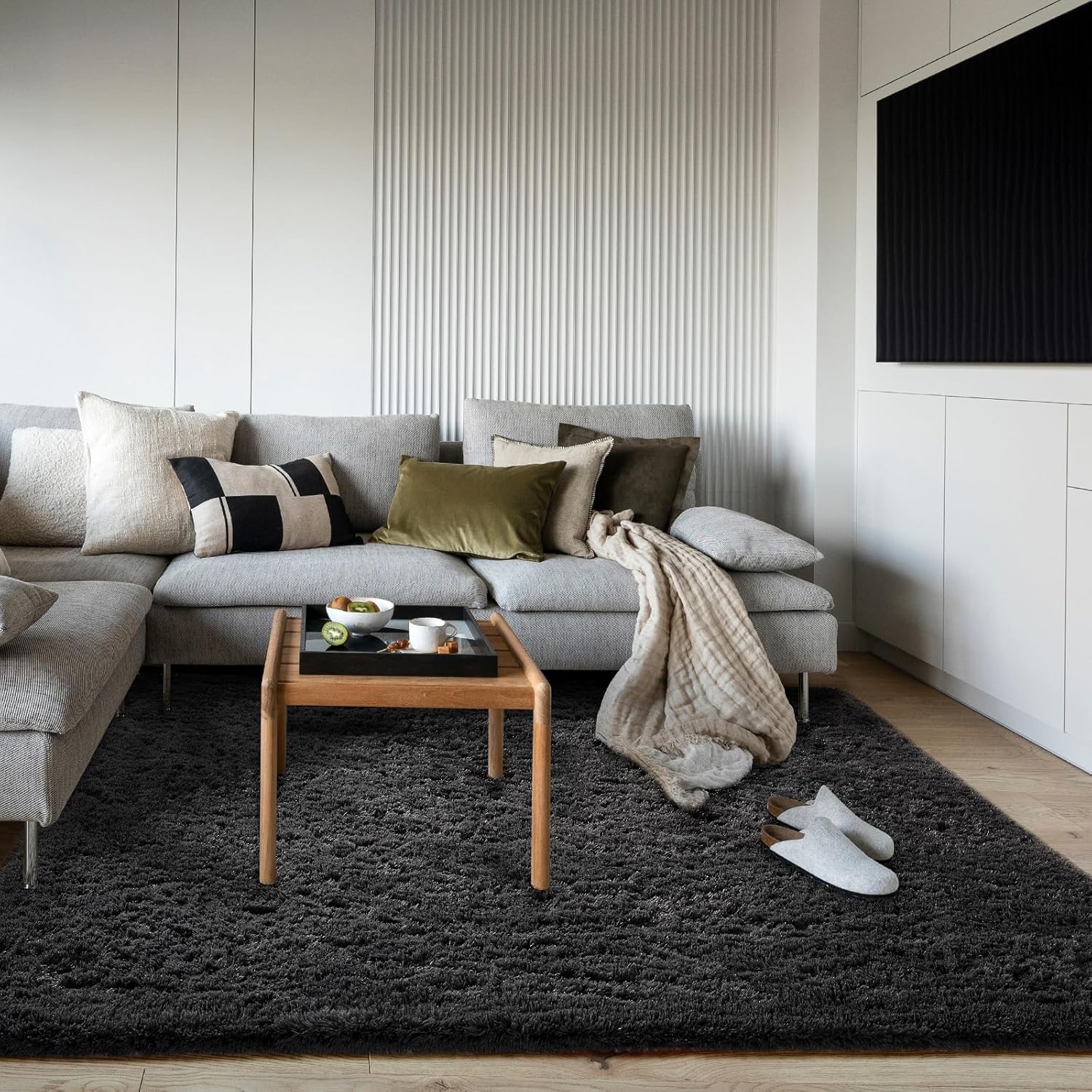 Ophanie | Upgrade Rug | 5x7 | Black - aborderproducts