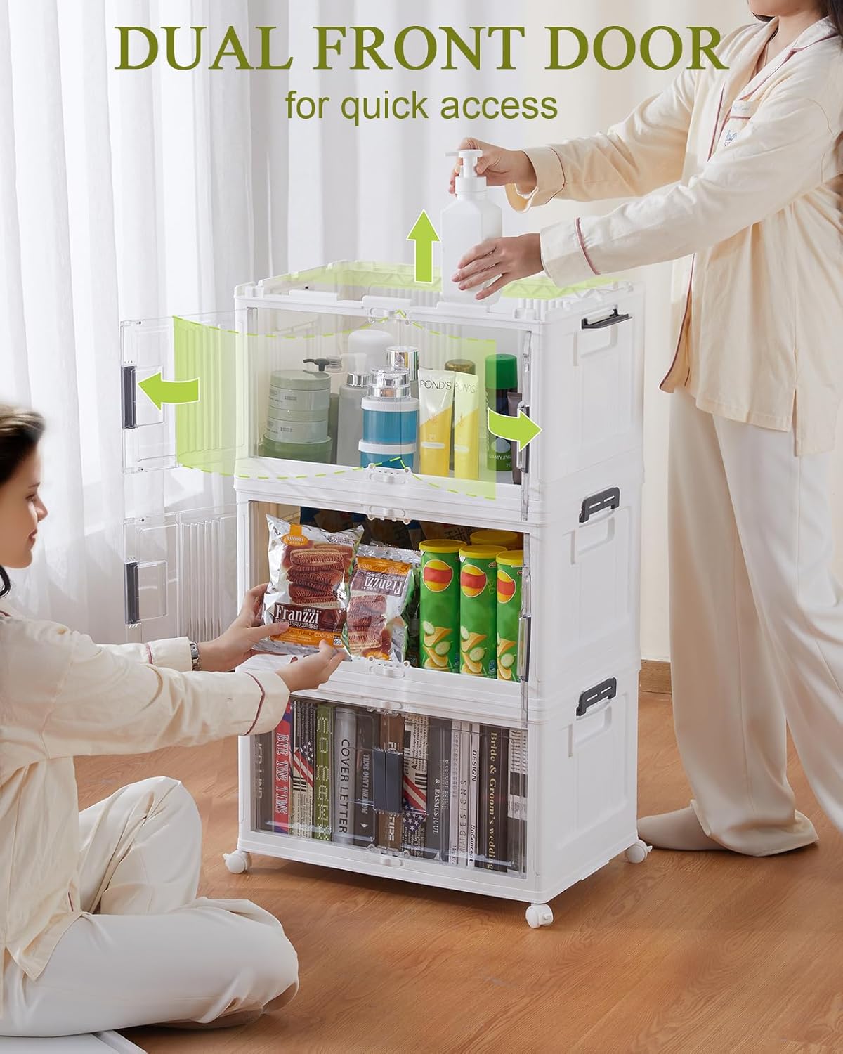 OlarHike | Storage Bins | 48QT | 6 Packs - aborderproducts