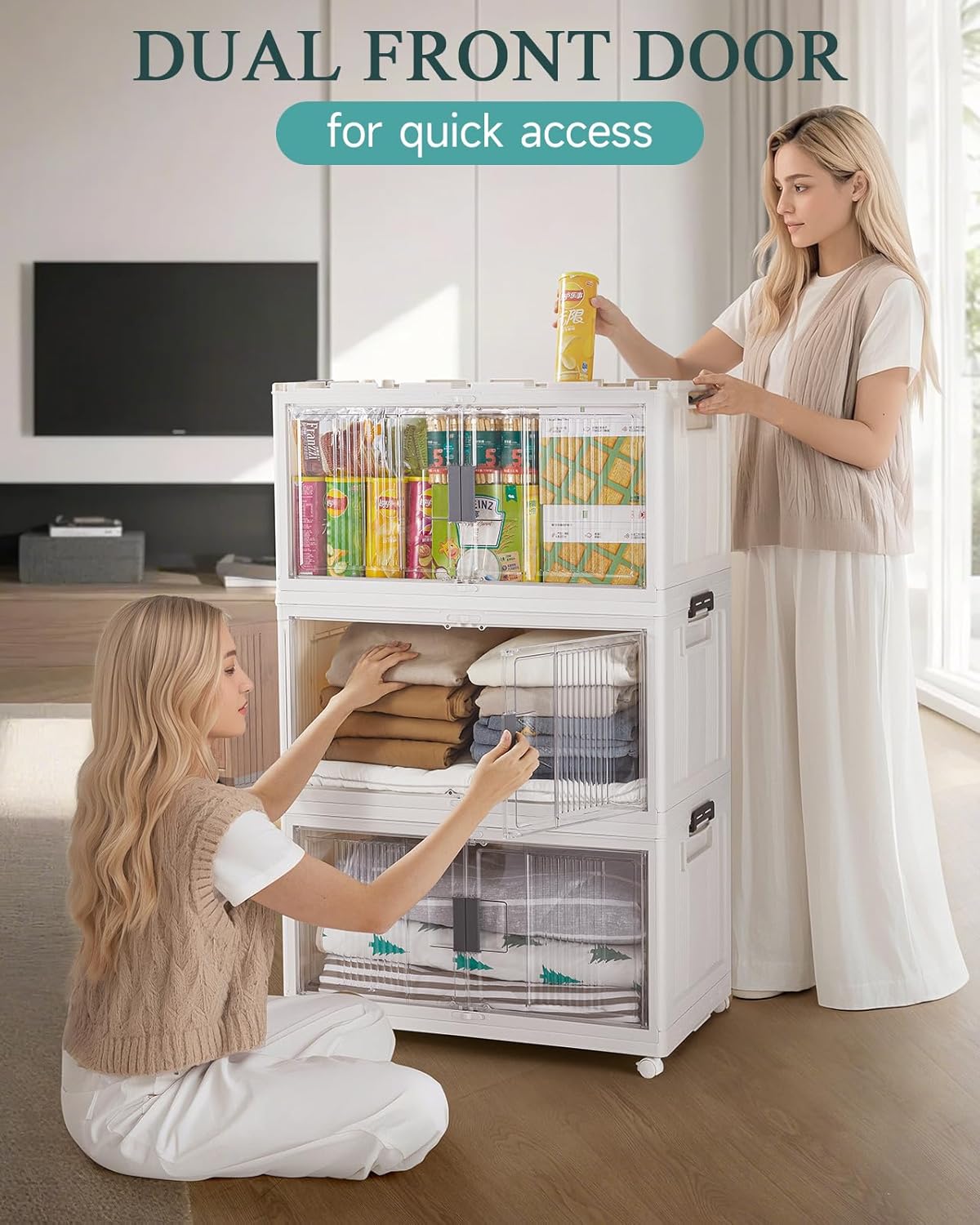 OlarHike | Storage Bins | 97QT | 3 Pack Cubes - aborderproducts