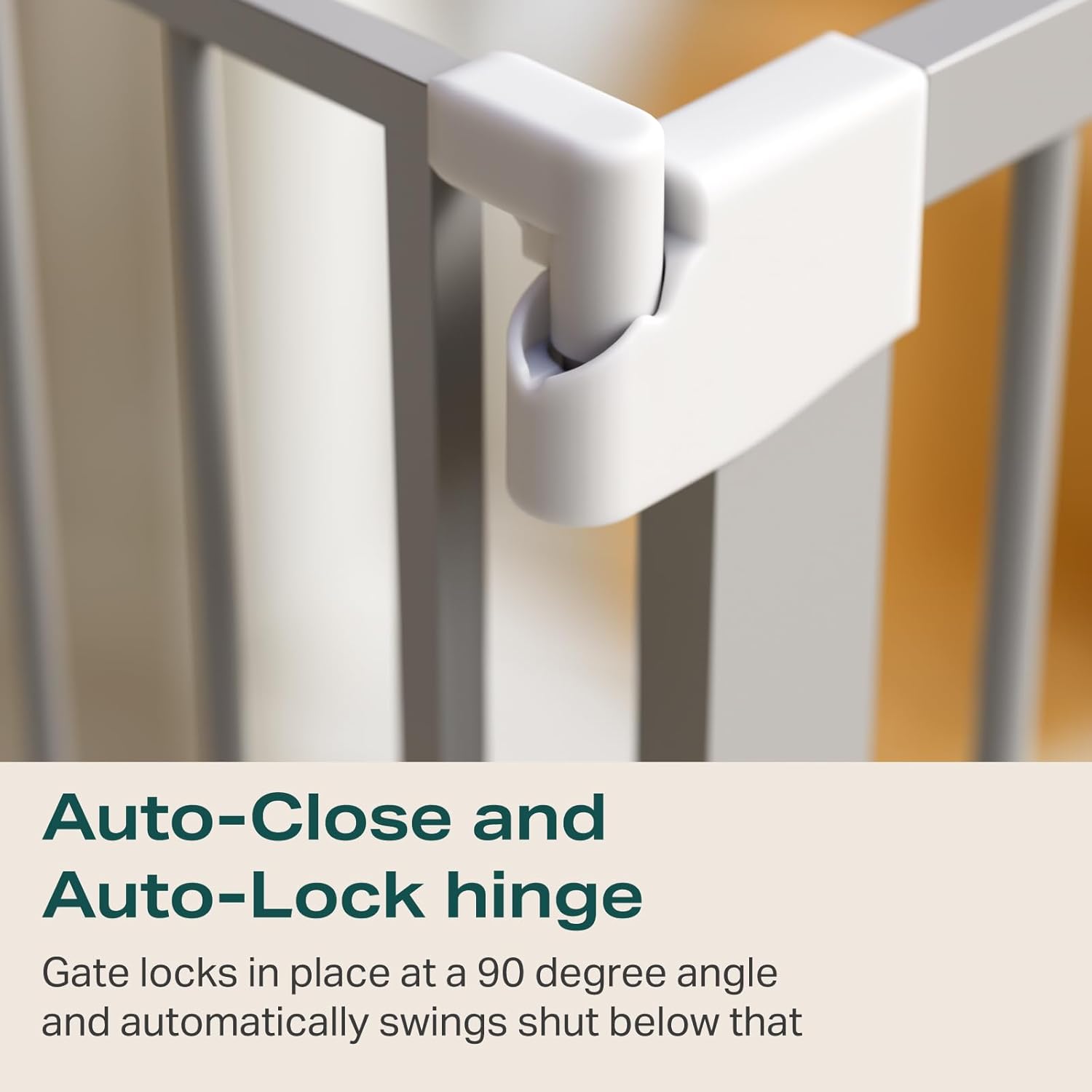 Cumbor | Safety Gate | 29.7-46"W x 30.5"H | Gray - aborderproducts