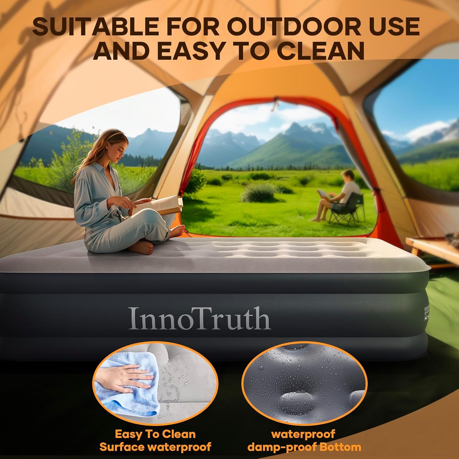 InnoTruth | Air Mattress | Twin | 18" - aborderproducts