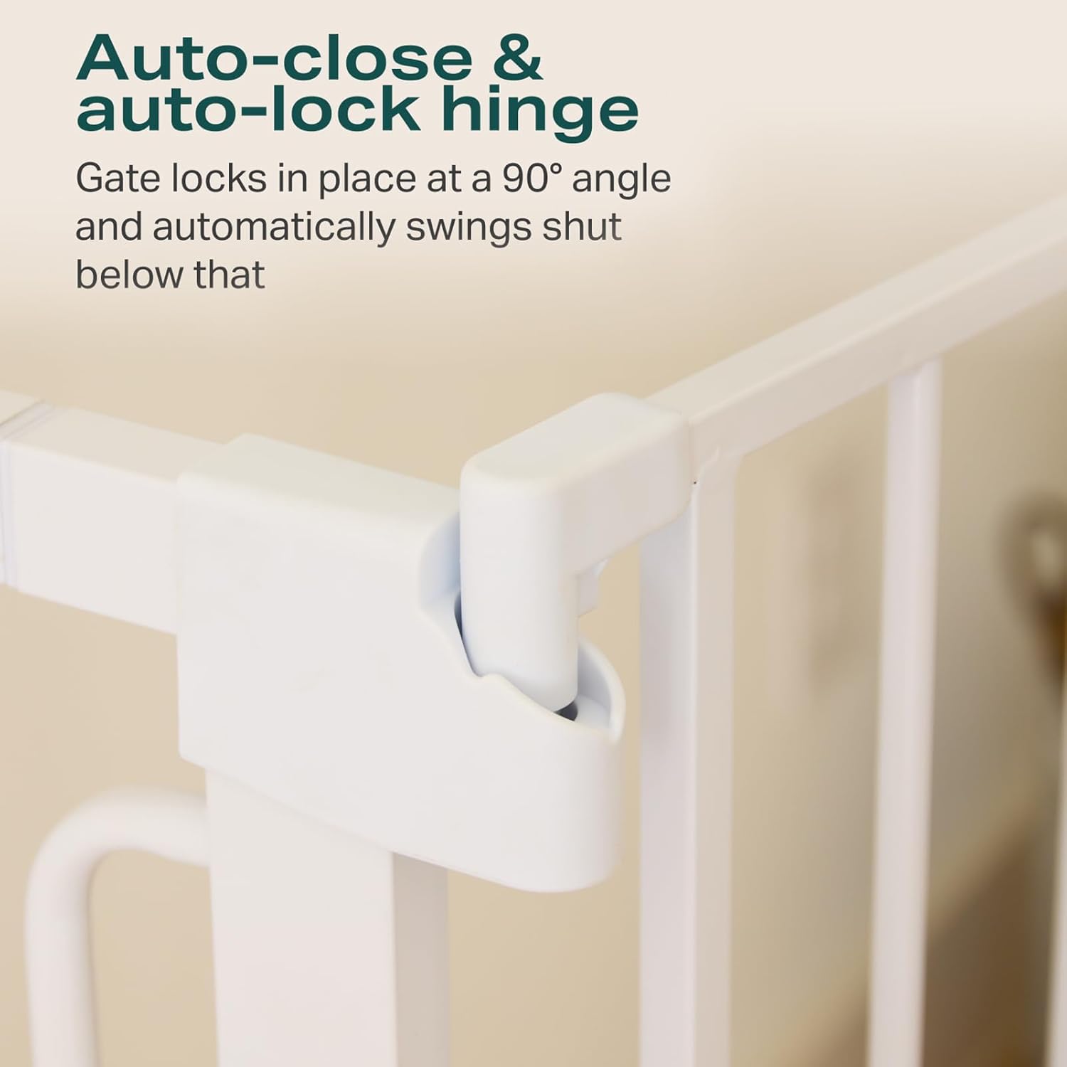 CUMBOR | SAFETY GATE | 29.7-57"W x 36"H | WHITE - aborderproducts