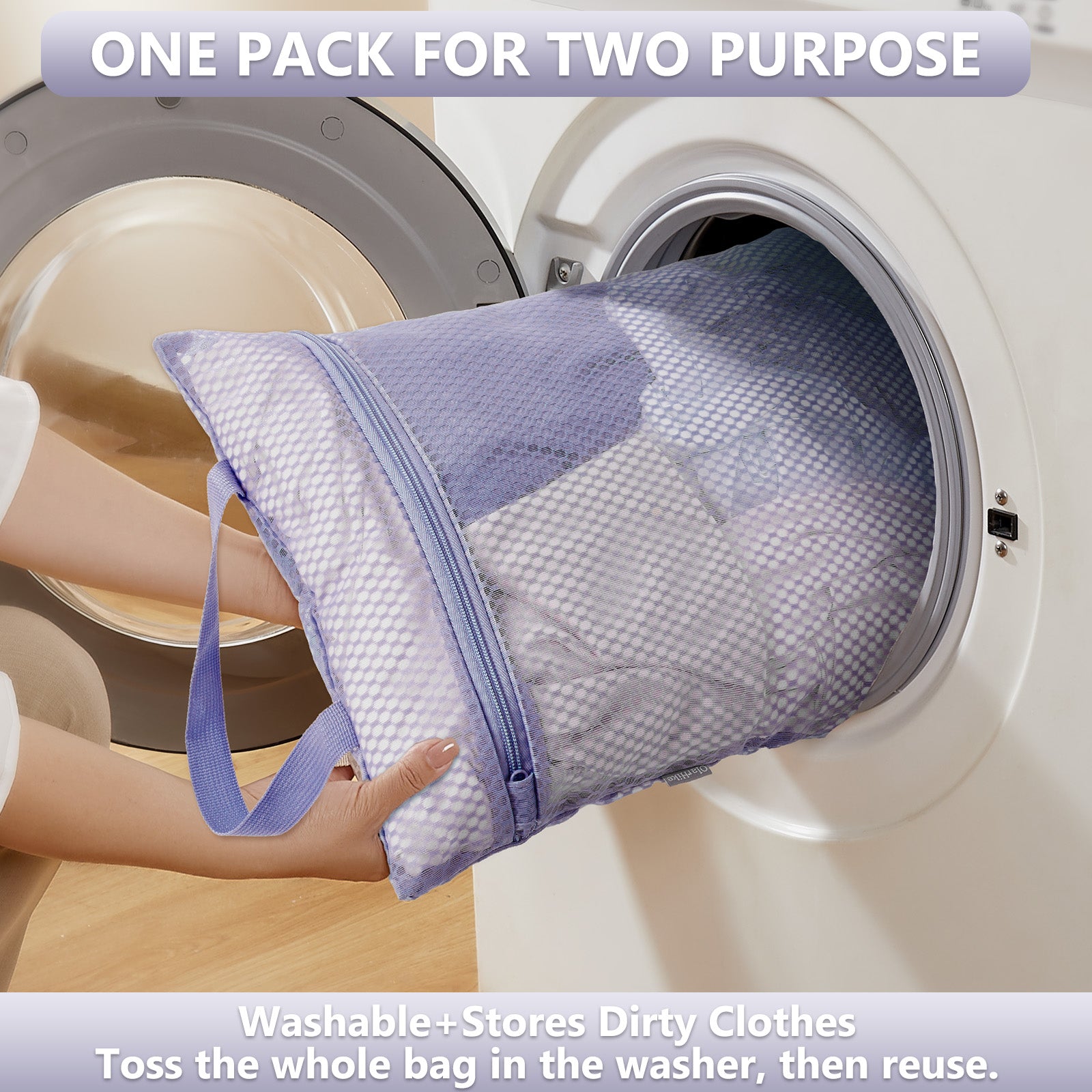 OlarHike | Packing Cubes | 8 Set (Short-Term Trip) | Purple Gray - aborderproducts