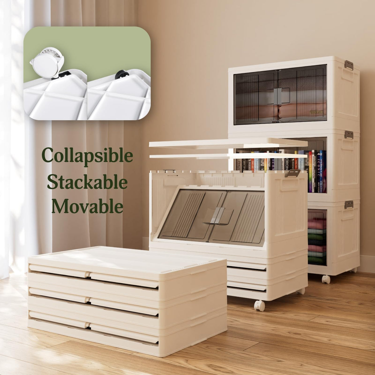 OlarHike | Storage Bins | 97QT | 3 Packs - aborderproducts