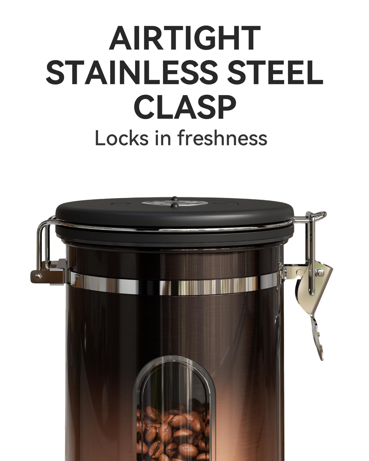 Veken Coffee Canister | 22oz | Copper - aborderproducts