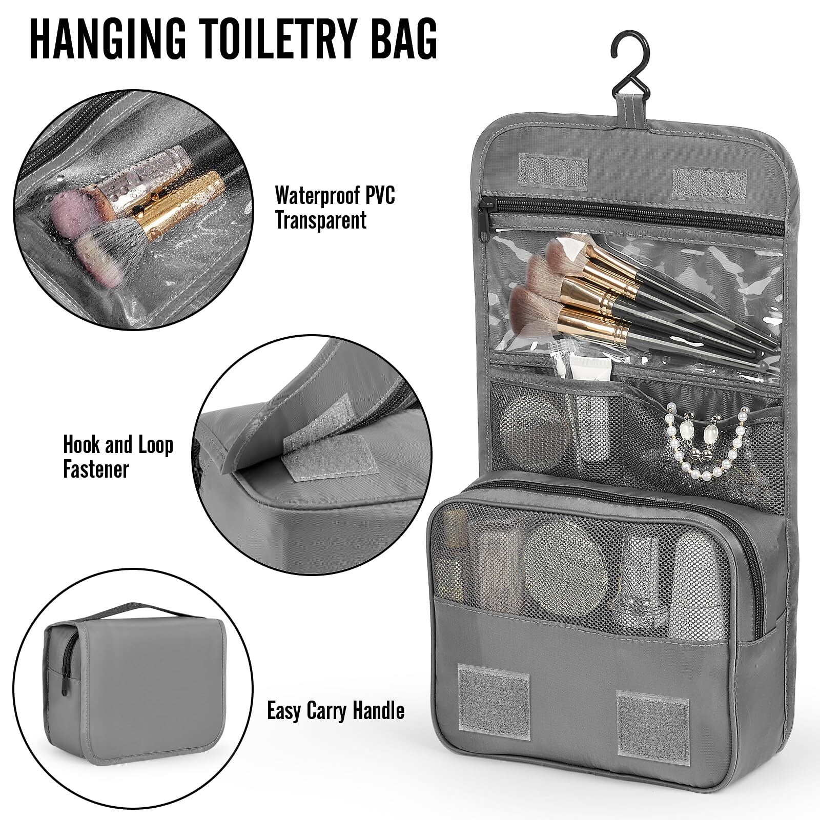 Veken 10 Set Packing Cube Dove Grey - aborderproducts