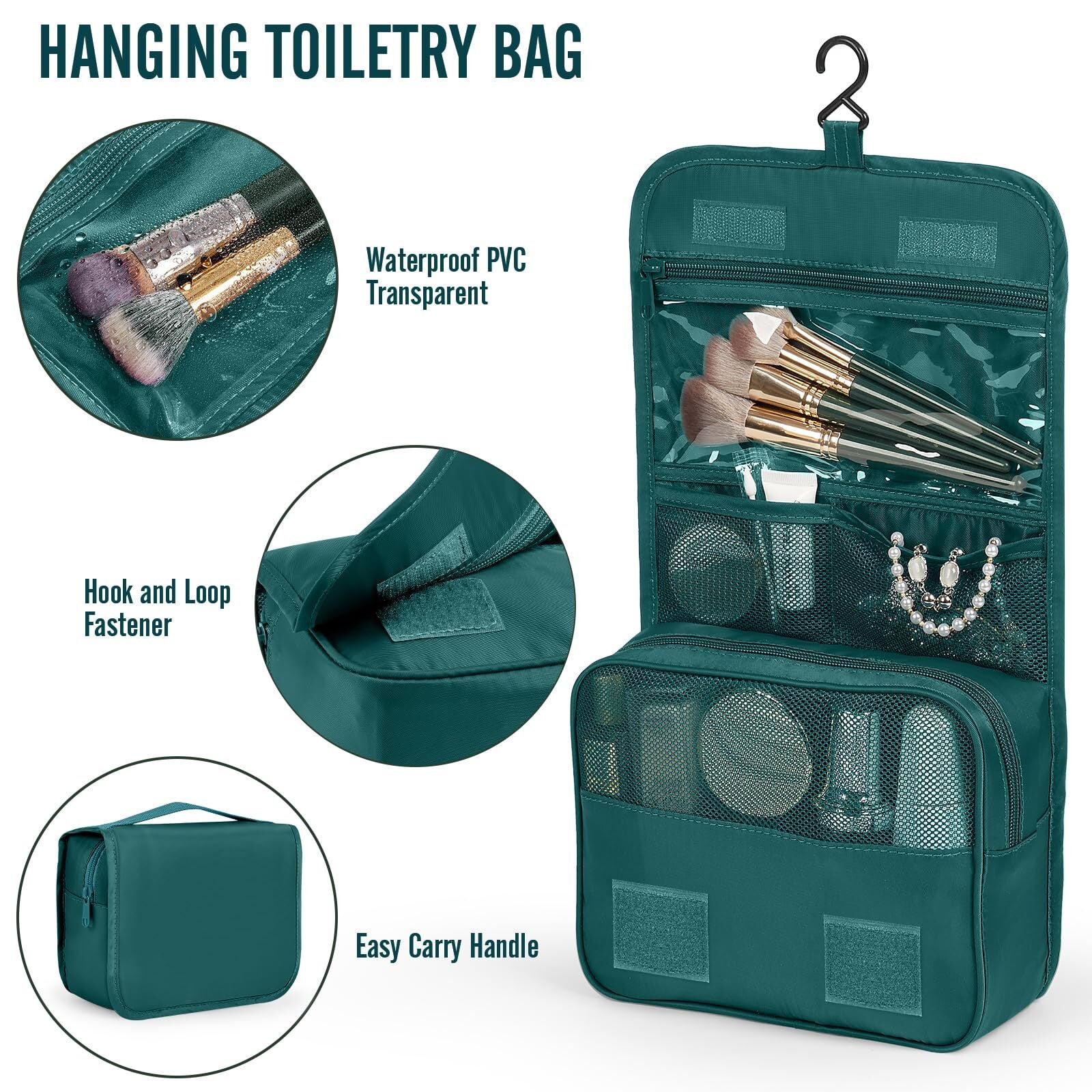Veken 10 Set Packing Cube Indigo Teal - aborderproducts