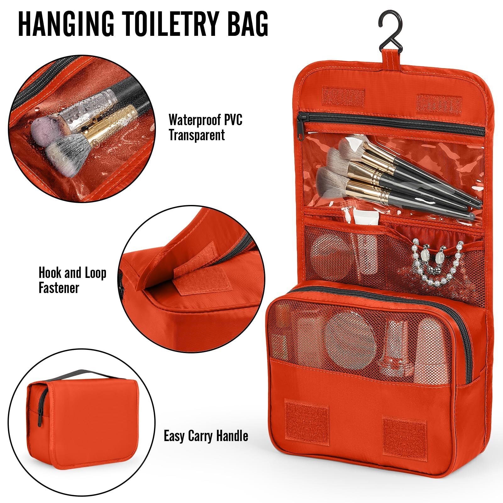 Veken 10 Set Packing Cube Sunset Orange - aborderproducts