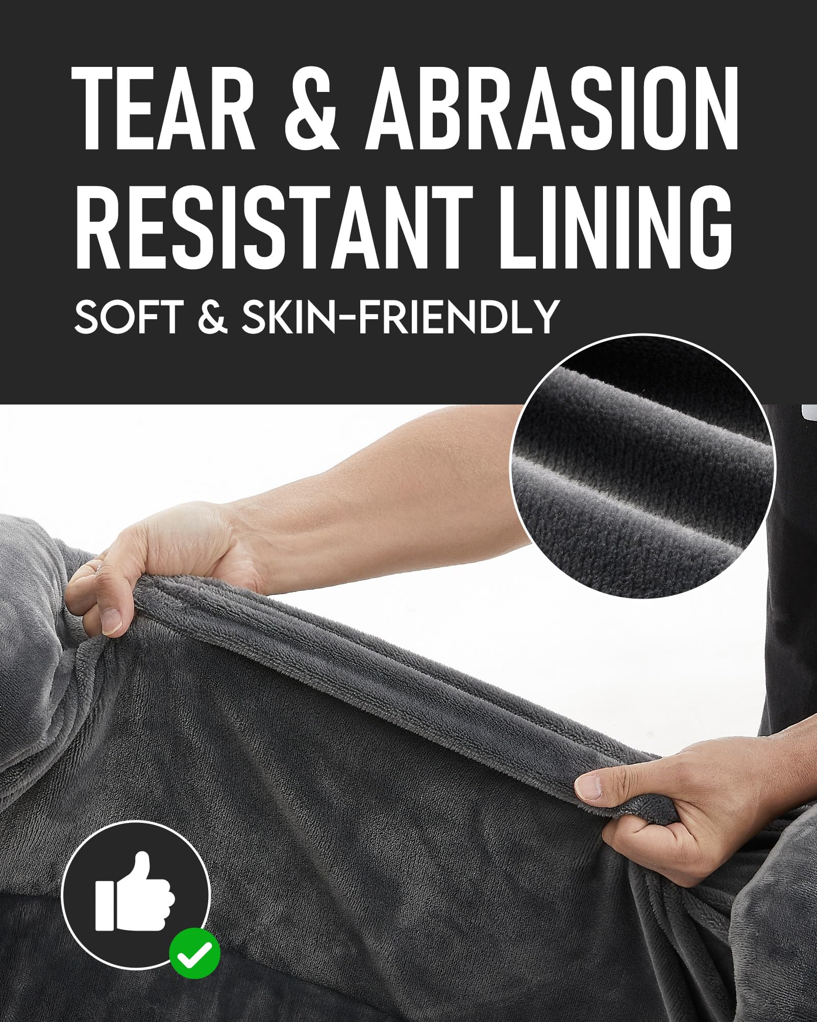 OhGeni | Orthopedic Dog Couch Bed| XXX-Large (53 x 42 x 9 Inch)|Gray - aborderproducts