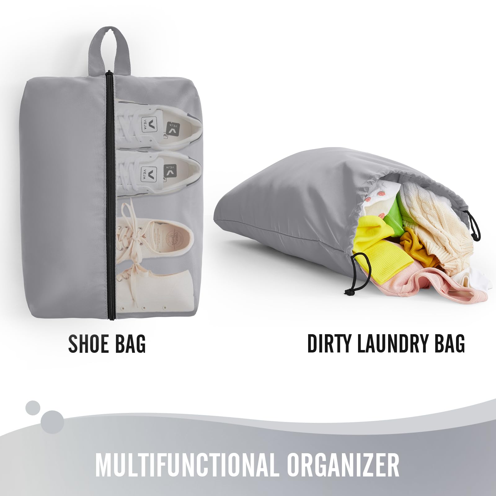 Veken Packing Cubes | 6 Set | Gray - aborderproducts