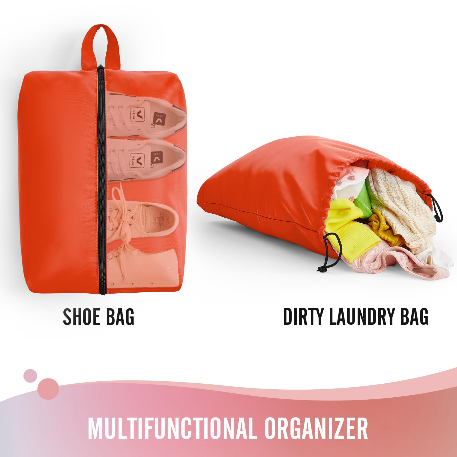 Veken Packing Cubes | 6 Set | Orange - aborderproducts