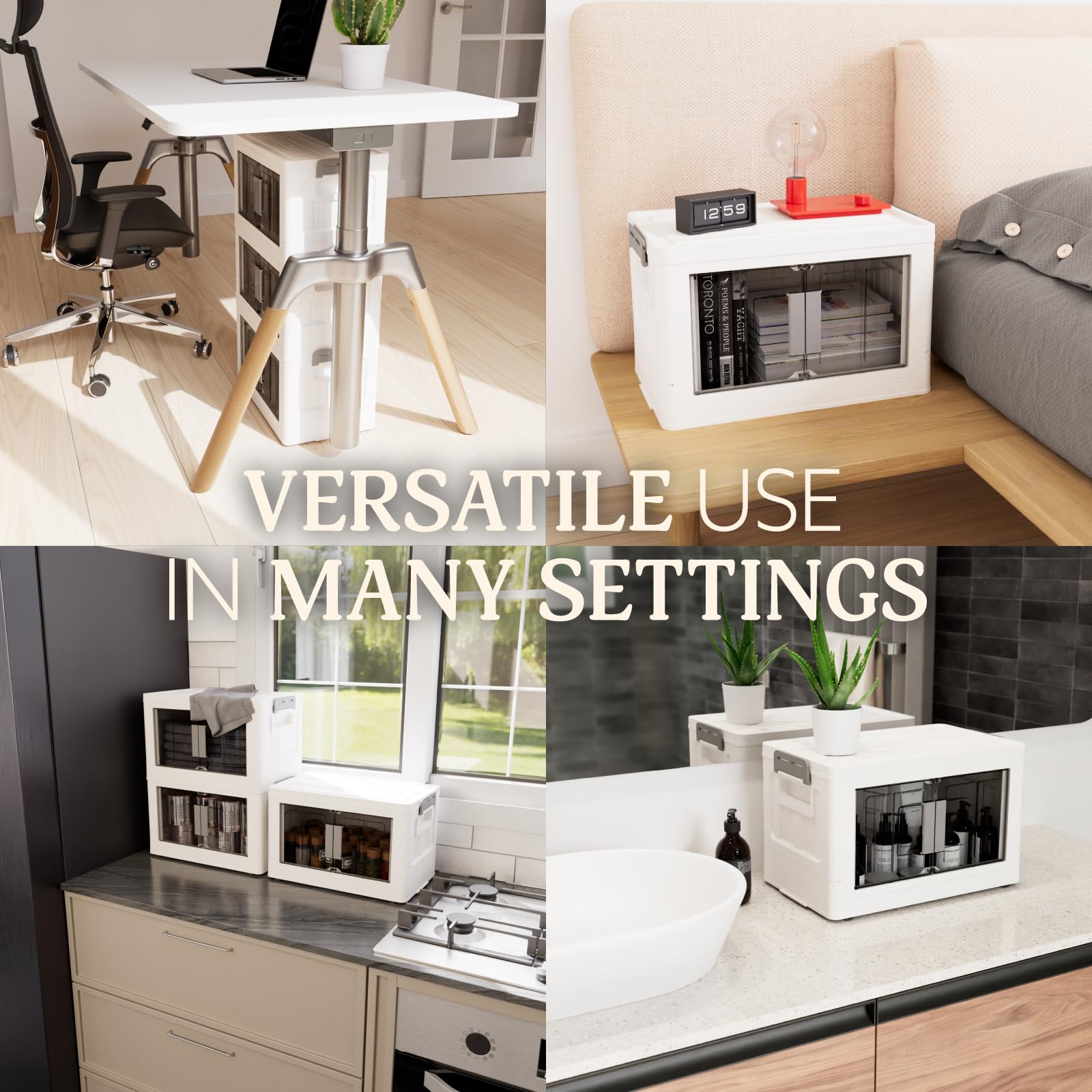 OlarHike | Storage Bins | 23QT | 3 Packs - aborderproducts