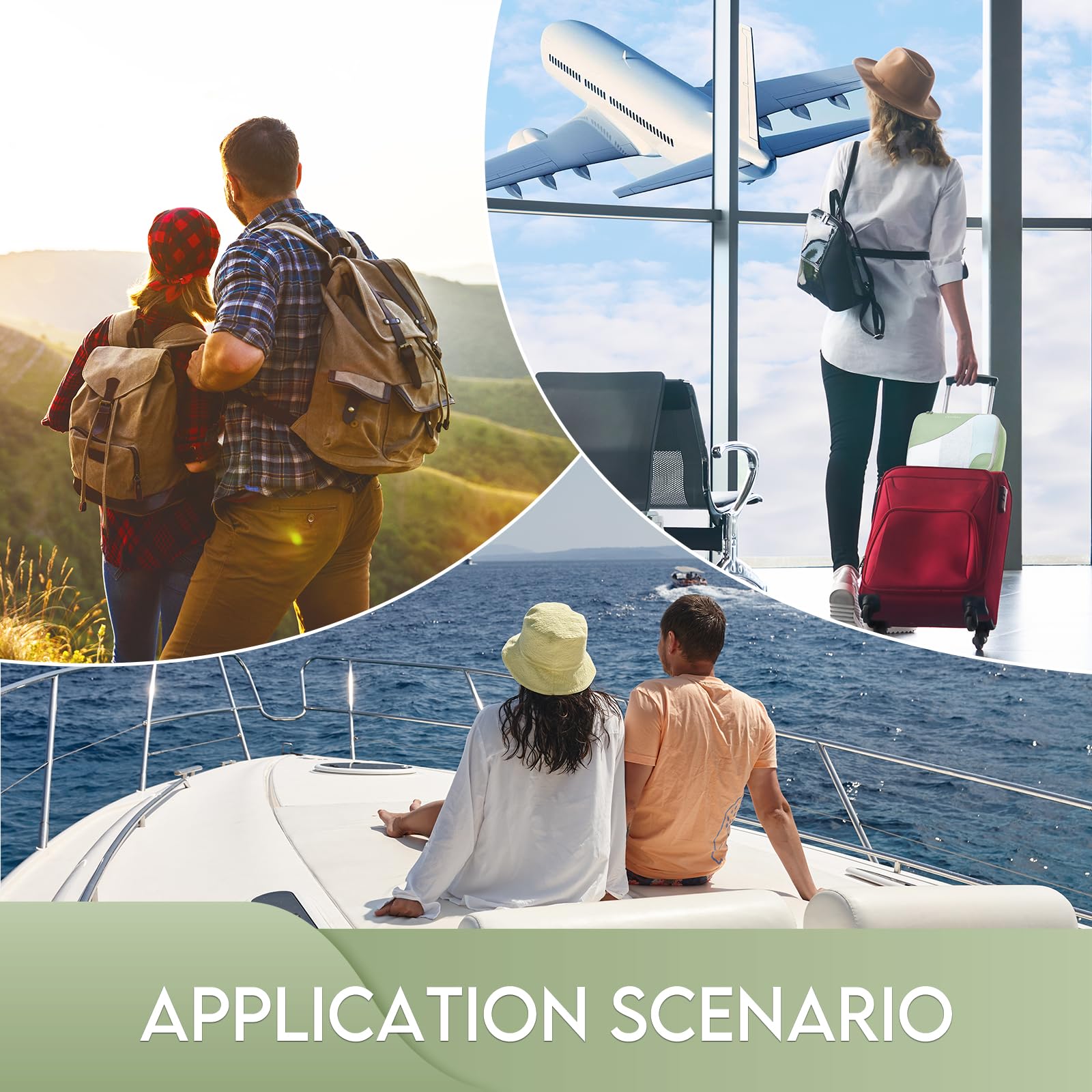 OlarHike Packing Cubes | Set Of 6 | Matcha Green - aborderproducts