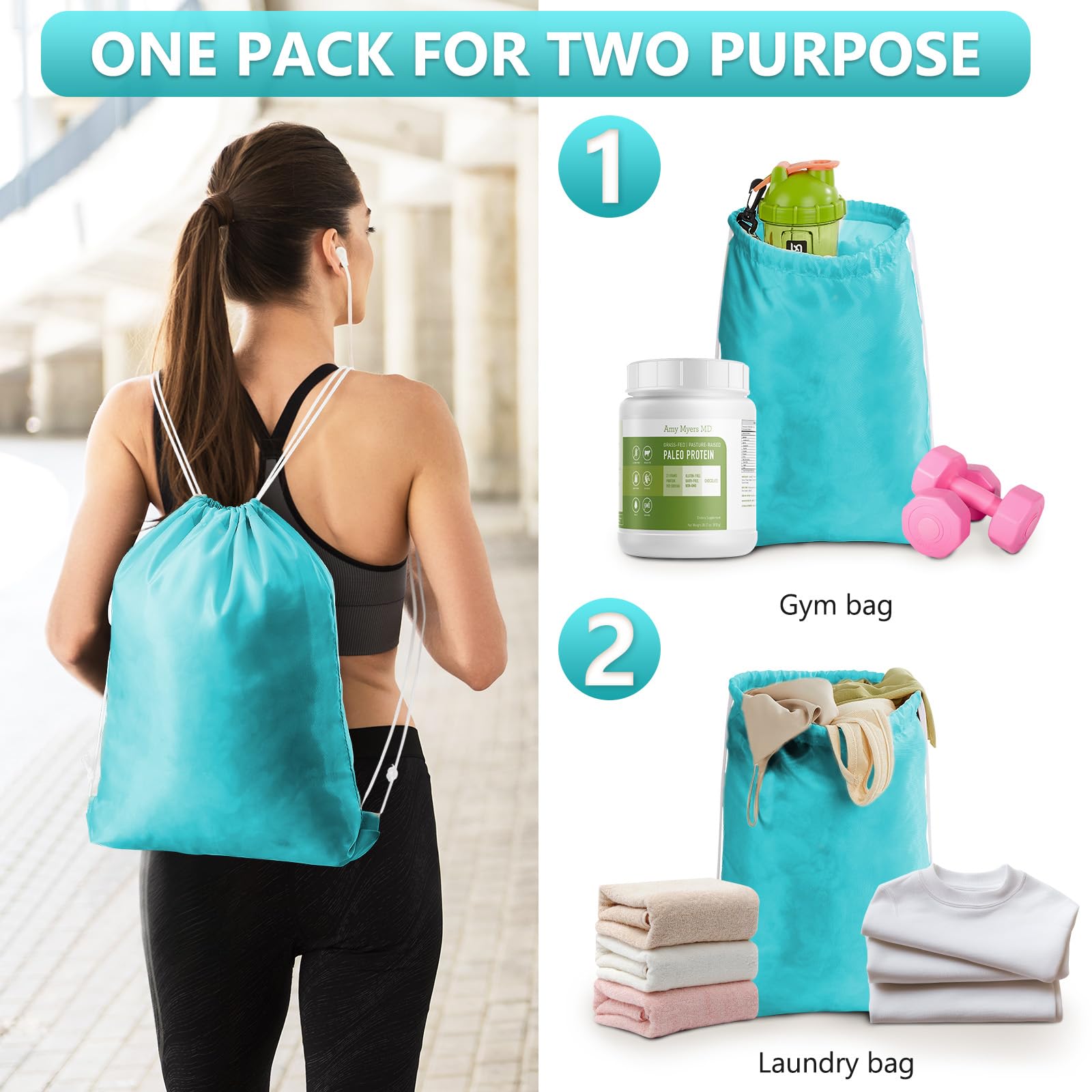 OlarHike | Packing Cubes | 8 Sets | Turquoise - aborderproducts