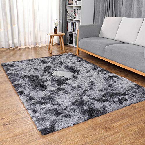 Ophanie Machine Washable 3 x 5 Feet White Rugs for Bedroom Fluffy, Shaggy  Bedside Floor Dorm Area Rug, Soft Fuzzy Non-Slip Indoor Room Carpet for  Kids