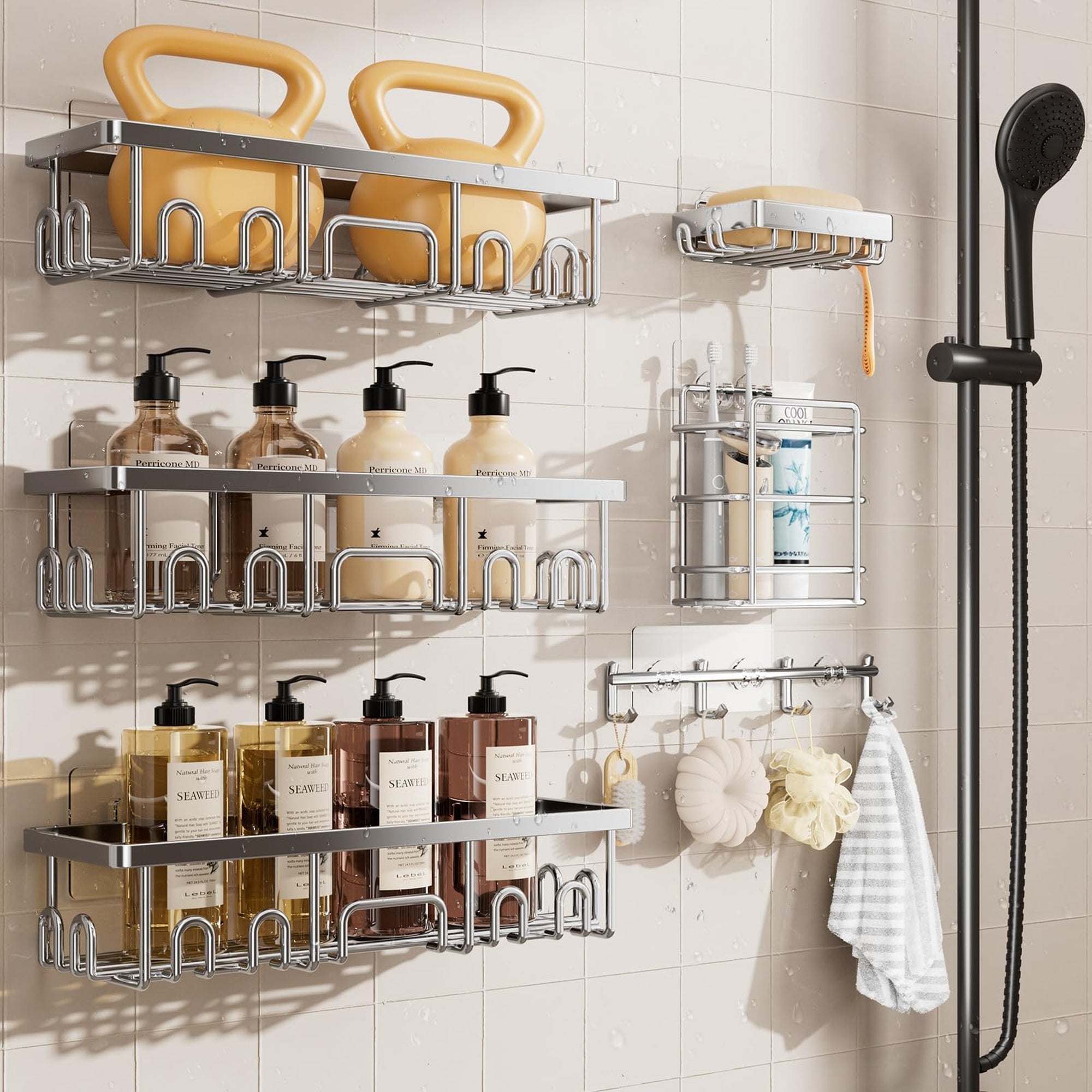 How to Choose a Wall Mounted Shower Caddy for a Family Bathroom
