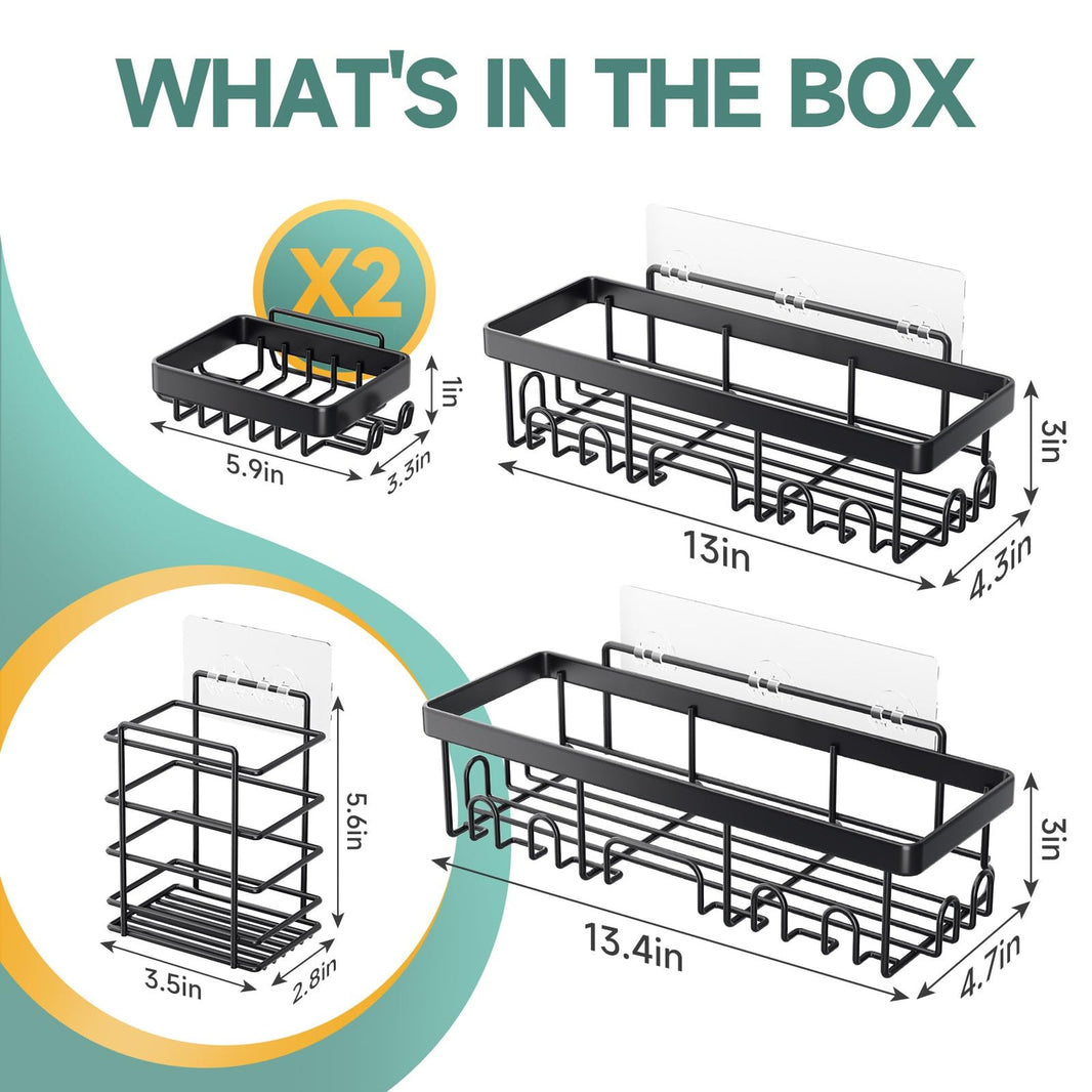 How to Choose an Adhesive Shower Caddy for a Family Bathroom