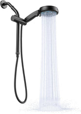 Veken | Shower Head | With Handheld, Slide Bar | Matte Black - aborderproducts