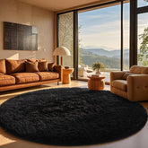 Ophanie | Round Rug | 8 Ft | Black
