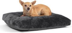 OhGeni | Plush Pet Bed | 23inch | Grey - aborderproducts