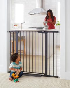 CUMBOR | SAFETY GATE | 29.7-46"W x 36"H | Black - aborderproducts