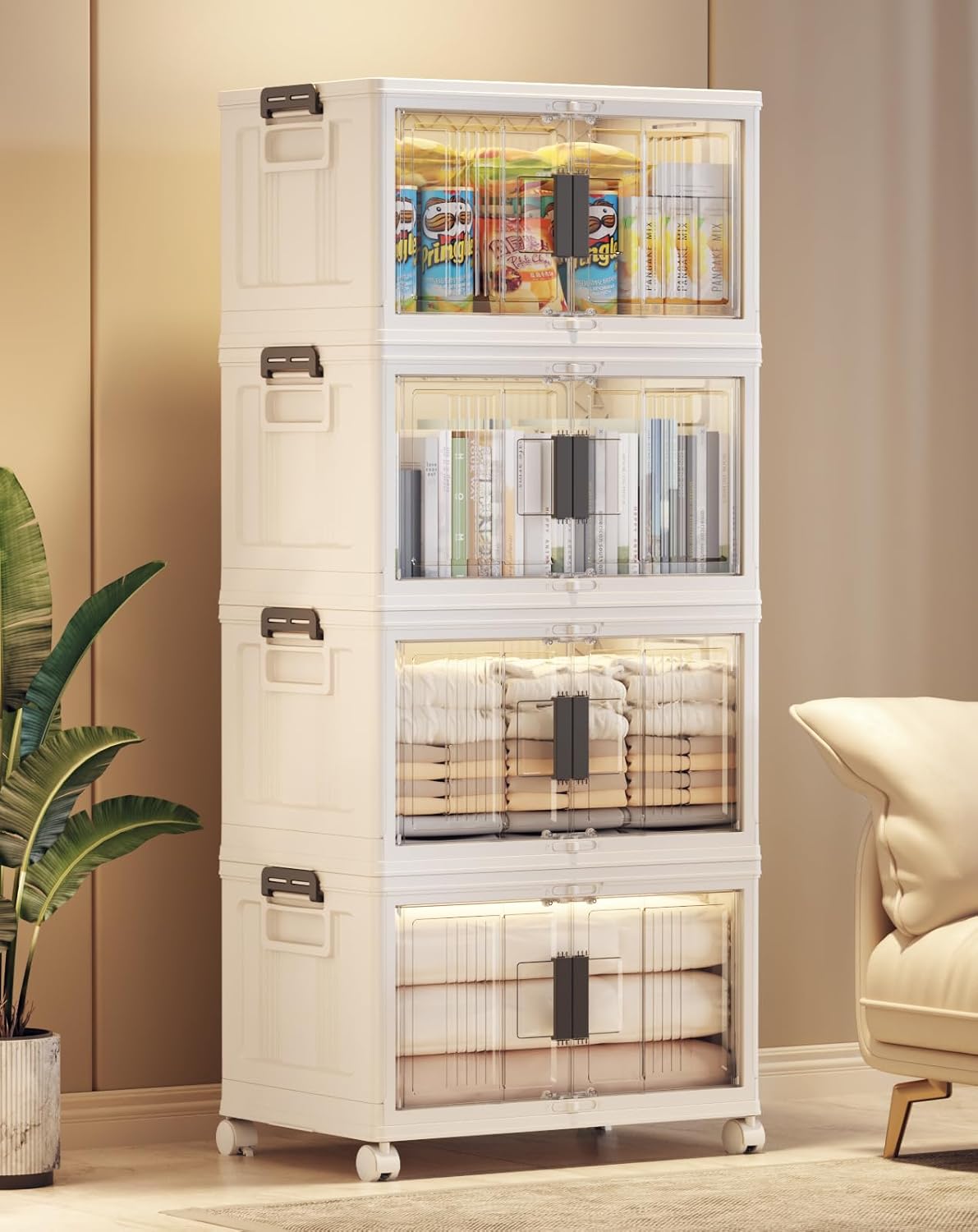 OlarHike | Storage Bins | 48QT | 4 Packs - aborderproducts